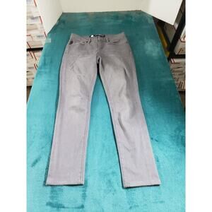 Karl Lagerfeld Jeans Size 4 Womens Gray Stretch Pants Ladies Mid Rise Skinny